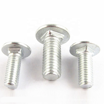 M6*100 Carriage bolt square neck carbon steel Grade 2 stainless steel 304 316